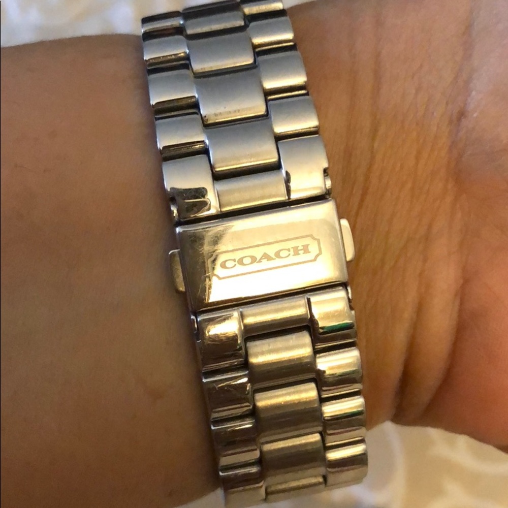 Coach watch with silver bracelet - Picture 2 of 3